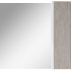 Шкаф-зеркало Uno 80 Дуб серый левый/правый Домино (DU1504HZ) в Муравленко - muravlenko.mebel24.online | фото 5