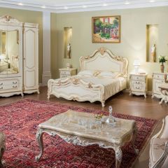 Спальный гарнитур Мона Лиза (крем) 1600 в Муравленко - muravlenko.mebel24.online | фото