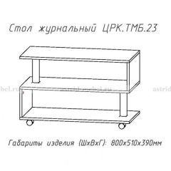 Стол журнальный №23 в Муравленко - muravlenko.mebel24.online | фото 4