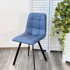 Стул CHILLI-Q SQUARE Oracul 795 Синий, экокожа PU / черный каркас, М-City в Муравленко - muravlenko.mebel24.online | фото 6