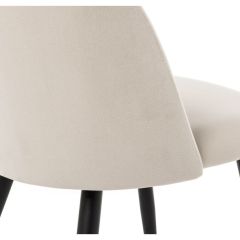 Стул на металлокаркасе Gabi 1 beige / black в Муравленко - muravlenko.mebel24.online | фото 7