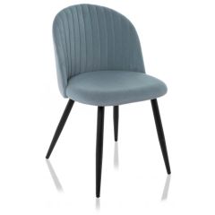 Стул на металлокаркасе Gabi 1 light blue / black в Муравленко - muravlenko.mebel24.online | фото 2