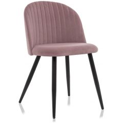 Стул на металлокаркасе Gabi 1 light purple / black в Муравленко - muravlenko.mebel24.online | фото 1