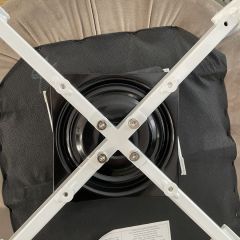 Стул MAVERICK 360 град. поворот. BLUVEL-40 BEIGE/ белый каркас, М-City в Муравленко - muravlenko.mebel24.online | фото 5