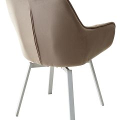 Стул MAVERICK 360 град. поворот. BLUVEL-40 BEIGE/ белый каркас, М-City в Муравленко - muravlenko.mebel24.online | фото 9