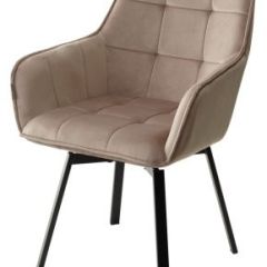 Стул MAVERICK 360 град. поворот. BLUVEL-40 BEIGE/ черный каркас, М-City в Муравленко - muravlenko.mebel24.online | фото