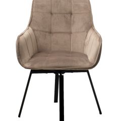 Стул MAVERICK 360 град. поворот. BLUVEL-40 BEIGE/ черный каркас, М-City в Муравленко - muravlenko.mebel24.online | фото 3