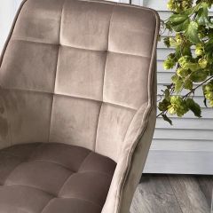 Стул MAVERICK 360 град. поворот. BLUVEL-40 BEIGE/ черный каркас, М-City в Муравленко - muravlenko.mebel24.online | фото 6