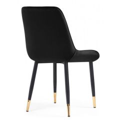 Стул на металлокаркасе Seda-1 black / gold / black в Муравленко - muravlenko.mebel24.online | фото 5