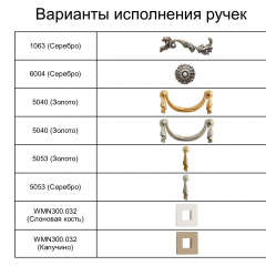Тумба прикроватная Тиффани Premium слоновая кость/золото (ТФТП-1(П) в Муравленко - muravlenko.mebel24.online | фото 2
