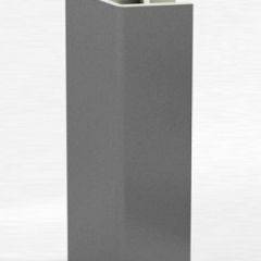Угловое соединение для цоколя 135 гр. h150 мм (Алюминий, Белый, Черный, Сономаый) в Муравленко - muravlenko.mebel24.online | фото 1