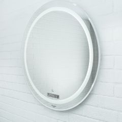 Зеркало Gia 75 white с подсветкой Sansa (SGa1044Z) в Муравленко - muravlenko.mebel24.online | фото 2