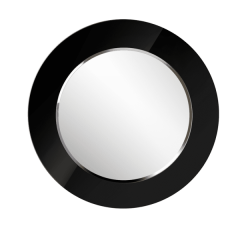 Зеркало круглое черный (РМ/02) в Муравленко - muravlenko.mebel24.online | фото