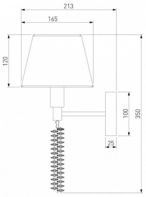Бра Eurosvet Charuel 60148/1 матовое золото в Муравленко - muravlenko.mebel24.online | фото