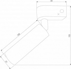 Бра Eurosvet Pitch 20143/1 LED титан в Муравленко - muravlenko.mebel24.online | фото 3
