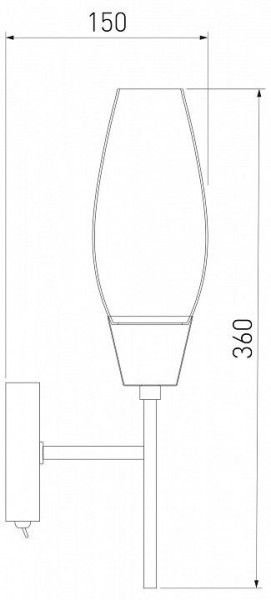 Бра Eurosvet Thalia 60140/1 сатин-никель в Муравленко - muravlenko.mebel24.online | фото 3