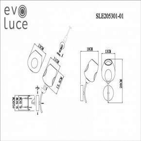 Бра EVOLUCE Besano SLE205301-01 в Муравленко - muravlenko.mebel24.online | фото 7