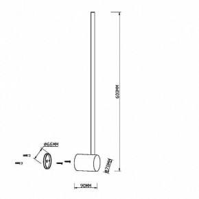 Бра Maytoni Light stick MOD237WL-L6B3K в Муравленко - muravlenko.mebel24.online | фото 3