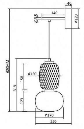 Бра Maytoni Pattern MOD267WL-L18G3K в Муравленко - muravlenko.mebel24.online | фото 4