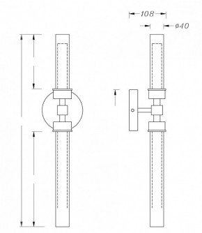 Бра Maytoni Stelo MOD116WL-L7B3K в Муравленко - muravlenko.mebel24.online | фото 3