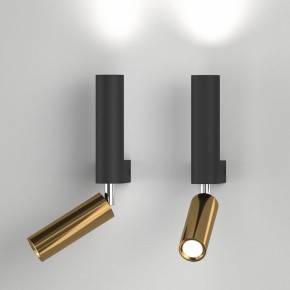Бра с подсветкой Eurosvet Pitch 40020/1 LED черный/латунь в Муравленко - muravlenko.mebel24.online | фото 3
