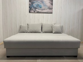 Диван Комфорт-1 (НПБ) велюр Luma 13 св.серый в Муравленко - muravlenko.mebel24.online | фото 3
