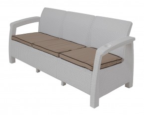 Диван Yalta Premium Sofa 3 Set (Ялта) белый (+подушки под спину) в Муравленко - muravlenko.mebel24.online | фото 1