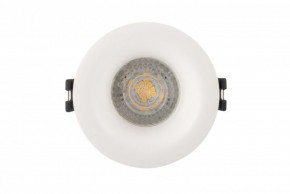 DK3024-WH Встраиваемый светильник, IP 20, 10 Вт, GU5.3, LED, белый, пластик в Муравленко - muravlenko.mebel24.online | фото 1