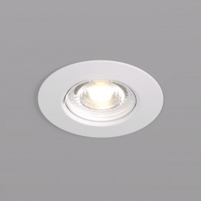 DK3028-WH Встраиваемый светильник, IP 20, 10 Вт, GU5.3, LED, белый, пластик в Муравленко - muravlenko.mebel24.online | фото 1