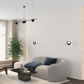DK5060-BK Бра ORBIT, IP20, 3000К, LED, 10 Вт, черный матовый, алюминий в Муравленко - muravlenko.mebel24.online | фото 6
