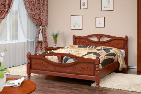 ЕЛЕНА-4 Кровать из массива (орех) в Муравленко - muravlenko.mebel24.online | фото
