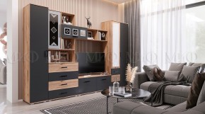 Гостиная Белла (Сандал, Графит/Дуб крафт) в Муравленко - muravlenko.mebel24.online | фото 5