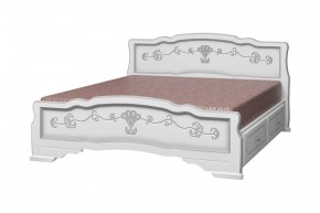КАРИНА-6 Кровать из массива 1200 с 2-мя ящиками в Муравленко - muravlenko.mebel24.online | фото 2