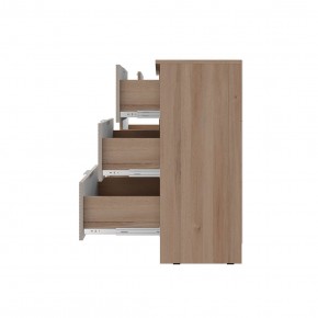 Комод Эмилия КМ-04 (Дуб смоки/Айриш (MF03)) в Муравленко - muravlenko.mebel24.online | фото 3
