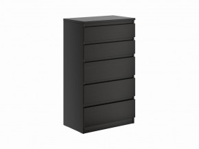Комод КАСТОР с пятью ящиками, цвет Дуб Венге в Муравленко - muravlenko.mebel24.online | фото
