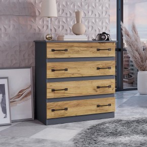 Комод Лофт (графит/крафт) в Муравленко - muravlenko.mebel24.online | фото 3
