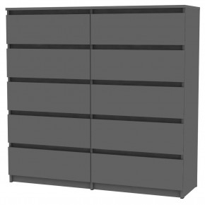 Комод Malta light K155 (Графит) в Муравленко - muravlenko.mebel24.online | фото