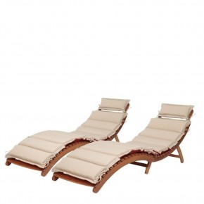 Комплект шезлонги и столик AFM-803A-T133 Beige (2+1) в Муравленко - muravlenko.mebel24.online | фото 2
