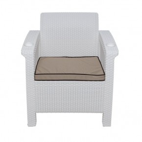 Комплект уличной мебели Yalta Premium Terrace Set (Ялта) белый (+подушки под спину) в Муравленко - muravlenko.mebel24.online | фото 6