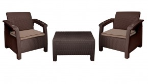 Комплект уличной мебели Yalta Premium Terrace Triple Set (Ялта) шоколадный (+подушки под спину) в Муравленко - muravlenko.mebel24.online | фото 7