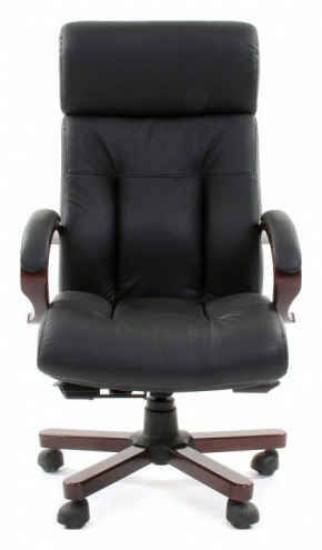 Кресло для руководителя Chairman 421 черный/орех темный, черный в Муравленко - muravlenko.mebel24.online | фото 2