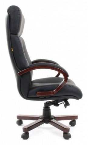 Кресло для руководителя Chairman 421 черный/орех темный, черный в Муравленко - muravlenko.mebel24.online | фото 3