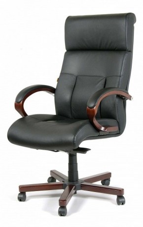 Кресло для руководителя Chairman 421 черный/орех темный, черный в Муравленко - muravlenko.mebel24.online | фото 7