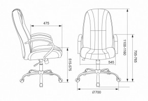 Кресло для руководителя T-898SL/BLACK в Муравленко - muravlenko.mebel24.online | фото