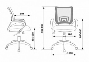 Кресло компьютерное CH-695N/R/TW-11 в Муравленко - muravlenko.mebel24.online | фото 12