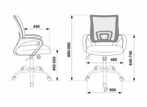 Кресло компьютерное CH-695N/SL/BLACK в Муравленко - muravlenko.mebel24.online | фото