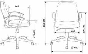 Кресло компьютерное CH-808-LOW/#B в Муравленко - muravlenko.mebel24.online | фото 3