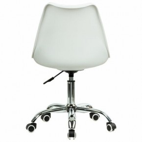 Кресло стул BRABIX "Eames MG-310 CH", хром, пластик белый, ткань серая, 532924 в Муравленко - muravlenko.mebel24.online | фото 4