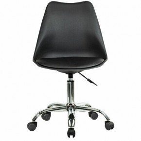 Кресло стул BRABIX "Eames MG-310 CH", хром, пластик черный, экокожа черная, 532925 в Муравленко - muravlenko.mebel24.online | фото 1