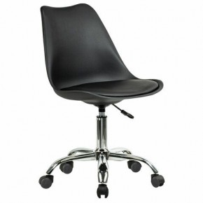 Кресло стул BRABIX "Eames MG-310 CH", хром, пластик черный, экокожа черная, 532925 в Муравленко - muravlenko.mebel24.online | фото 2